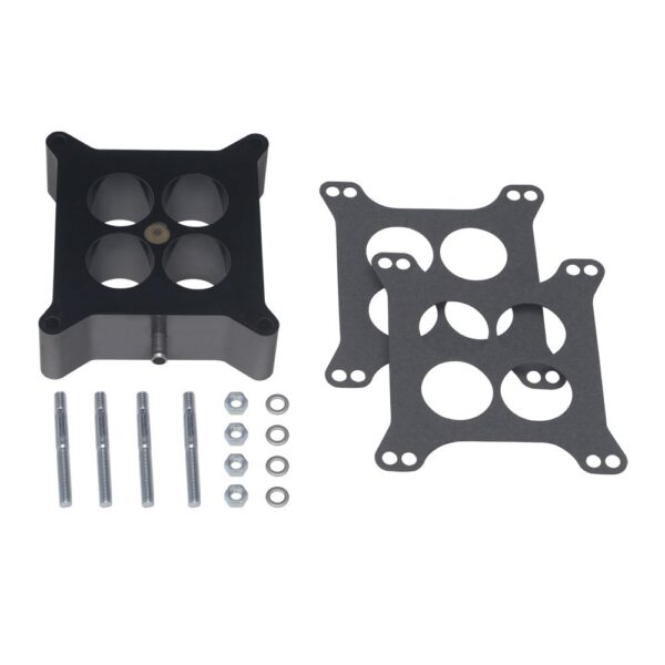 TRANS-DAPT PERFORMANCE PRODUCTS 2 IN. HOLLEY 4BBL SPACER WITH PCV - PORTED- PLASTIC PHENOLIC CARBURETOR SPACER