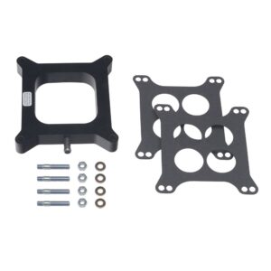 TRANS-DAPT PERFORMANCE PRODUCTS 1 IN. HOLLEY 4BBL SPACER WITH PCV - OPEN- PLASTIC PHENOLIC CARBURETOR SPACER