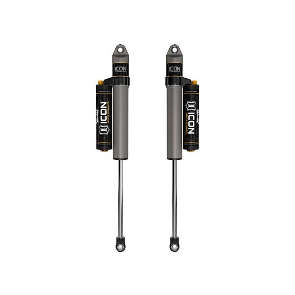 ICON 1999-2024 Ford F-250/F-350 Super Duty, 3-6” Lift, Rear, V.S. 2.5 Aluminum Series Shock Absorbers, Piggyback Reservoir w/ CDCV, Pair