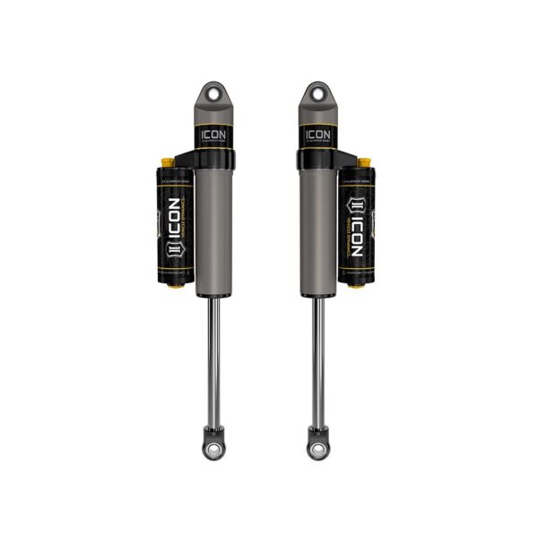 ICON 2009-2024 Ford F-150/2004-2008 Ford F-150 4WD, 0-1" Lift, Rear, V.S. 2.5 Aluminum Series Shock Absorbers, Piggyback Reservoir w/ CDCV, Pair