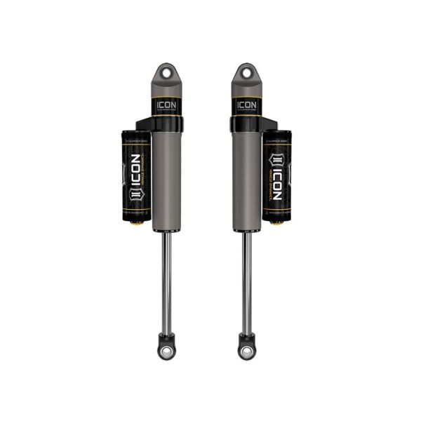 ICON 2009-2024 Ford F-150/2004-2008 Ford F-150 4WD, 0-1" Lift, Rear, V.S. 2.5 Aluminum Series Shock Absorbers, Piggyback Reservoir, Pair