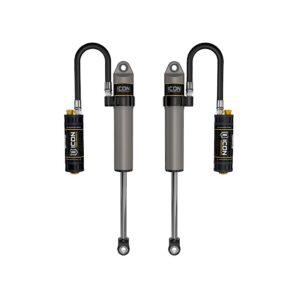 ICON 2020-2023 Jeep Gladiator/2018-2023 Jeep Wrangler JL, 2.5" Lift, Front, V.S. 2.5 Aluminum Series Shock Absorbers, Remote Reservoir w/ CDCV, Pair