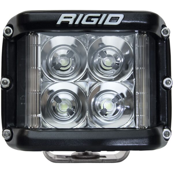 RIGID D-SS PRO Side Shooter, Flood Optic, Surface Mount, Black Housing, Single