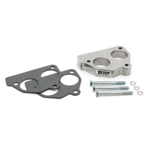 TRANS-DAPT PERFORMANCE PRODUCTS 1986-91 CHEVY/GMC TRUCKS AND SUVS WITH 4.3L V6 OR 5.0L, 5.7L V8- SMOOTH-BORE THROTTLE BODY SPACER; SINGLE WING NUT AIR CLEANER MODELS