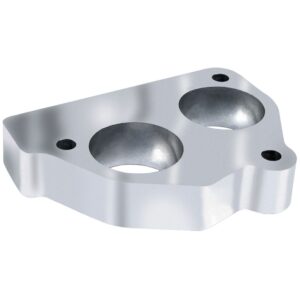 TRANS-DAPT PERFORMANCE PRODUCTS 1987-90 7.4L CHEVY/GMC TRUCKS/SUVS AND MOTORHOMES- SMOOTH-BORE THROTTLE BODY SPACER