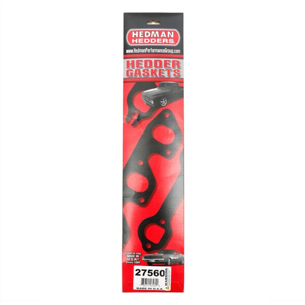 HEDMAN HEDDERS HEDDER FLANGE GASKETS FOR CHEVY 283-400- 1-3/4 IN. TUBES