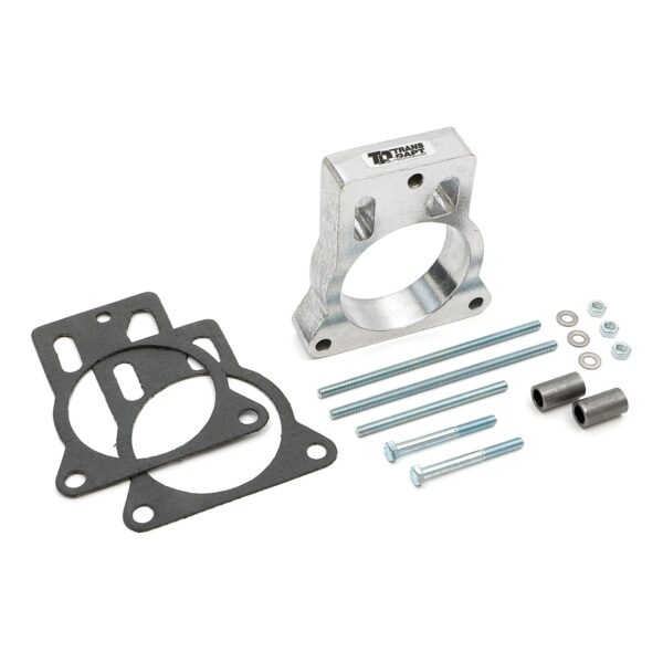 TRANS-DAPT PERFORMANCE PRODUCTS 1996-2006 CHEVROLET/GMC TRUCKS, S10 AND BLAZER, S15 AND JIMMY, SONOMA WITH 4.3L- SMOOTH-BORE MPFI SPACER