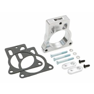 TRANS-DAPT PERFORMANCE PRODUCTS SMOOTH-BORE MPFI SPACER FOR 1999-06 CHEVY/GMC TRUCKS AND SUVS, CADILLAC ESCALADE, HUMMER H2, OR MOTORHOME WITH 4.8L, 5.3L, 6.0L OR 8.1L ENGINE