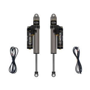 ICON 2018-2023 Jeep Wrangler JL, 2.5" Lift, Rear, V.S. 2.5 Aluminum Series Shock Absorbers, Piggyback Reservoir w/ CDEV, Pair