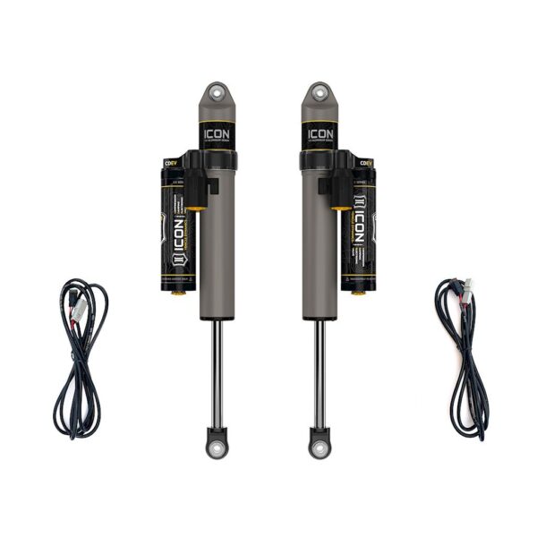 ICON 2018-2023 Jeep Wrangler JL, 2.5" Lift, Rear, V.S. 2.5 Aluminum Series Shock Absorbers, Piggyback Reservoir w/ CDEV, Pair