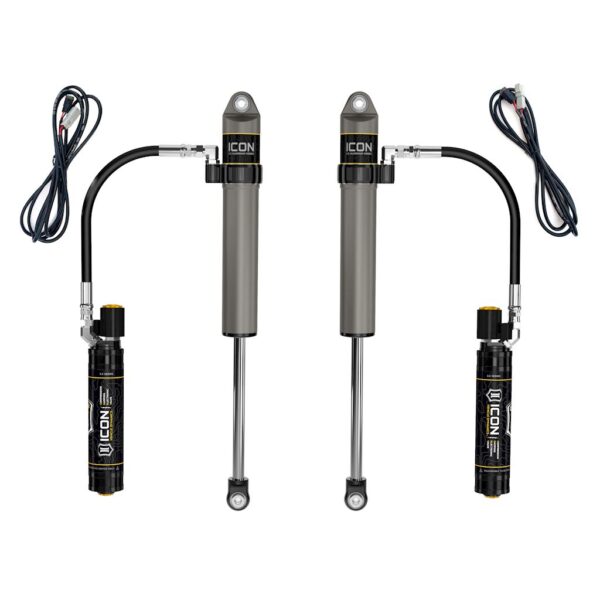 ICON 2020-2023 Jeep Gladiator/2018-2023 Jeep Wrangler JL, 2.5" Lift, Front, V.S. 2.5 Aluminum Series Shock Absorbers, Remote reservoir w/ CDEV, Pair
