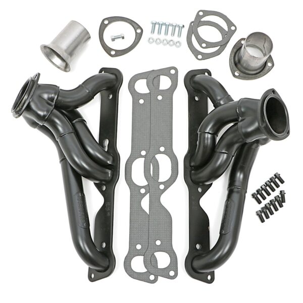 HEDMAN HEDDERS STEPPED-UNCOATED HEADERS; 1-5/8 IN. - 1-3/4 IN. TUBE DIA.; 3 IN. COLL.; SHORTY DESIGN