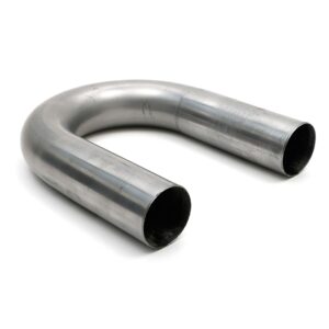 HEDMAN HEDDERS 2 1/2 IN.DIAMETER MANDREL BEND; 16G MILD STEEL; 180 DEGREE BEND; 4 IN. RADIUS