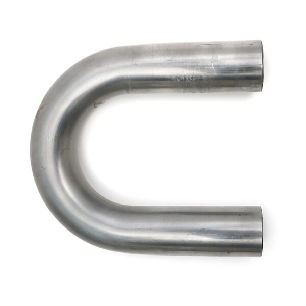 HEDMAN HEDDERS 2 1/2 IN.DIAMETER MANDREL BEND; 16G MILD STEEL; 180 DEGREE BEND; 4 IN. RADIUS