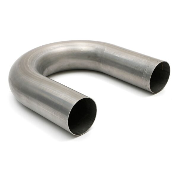 HEDMAN HEDDERS 3 IN.DIAMETER MANDREL BEND; 16G STAINLESS STEEL; 180 DEGREE BEND; 4 1/2 IN. RADIUS