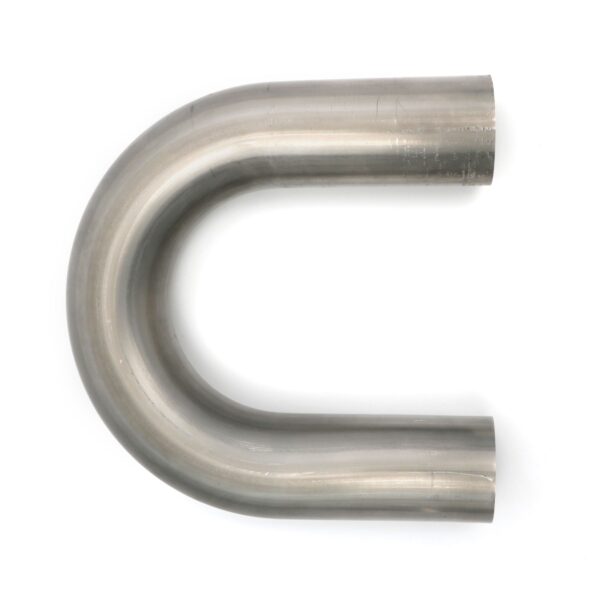HEDMAN HEDDERS 3 IN.DIAMETER MANDREL BEND; 16G STAINLESS STEEL; 180 DEGREE BEND; 4 1/2 IN. RADIUS