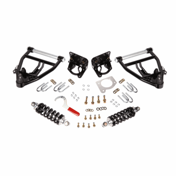 Coil-Over Conversion Kit, 63-70 C10, Front, Double Adj., SB, Lower Arms Only