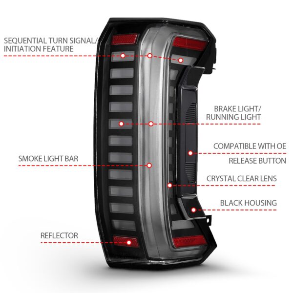 FULL LED TAIL LIGHTS CLEAR LENS