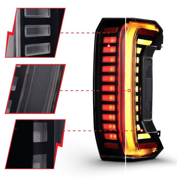 FULL LED TAIL LIGHTS SMOKE LENS