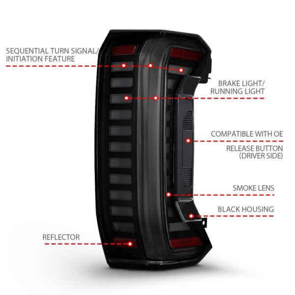 FULL LED TAIL LIGHTS SMOKE LENS