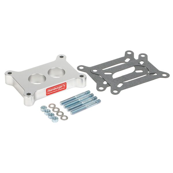 HAMBURGER'S PERFORMANCE PRODUCTS HAMBURGER BILLET 1 IN. HOLLEY 2V 1.5 IN. PORTED SPACER MOD-4 RACING