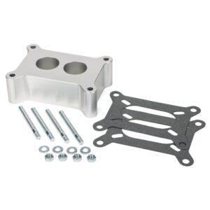 HAMBURGER'S PERFORMANCE PRODUCTS HAMBURGER BILLET 2 IN. HOLLEY 2V 1.5 IN. PORTED SPACER MOD-4 RACING