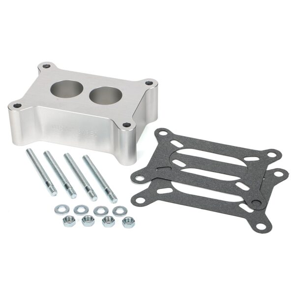 HAMBURGER'S PERFORMANCE PRODUCTS HAMBURGER BILLET 2 IN. HOLLEY 2V 1.5 IN. PORTED SPACER MOD-4 RACING