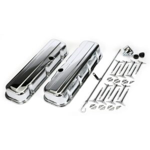 TRANS-DAPT PERFORMANCE PRODUCTS ENGINE DRESS-UP KIT; 1965-95 BB CHEVROLET 396-454 (MARK IV); TALL VALVE COVERS- CHROME