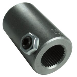 Borgeson - Steering Coupler - P/N: 313100 - Steel steering coupler. Fits 3/4 in.-30 Spline X 3/4 in. Smooth bore.