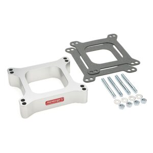 Holley 4BBL Carburetor Spacer; Std. Manifold; 1-1/2 in. Tall; Open PlenumBillet