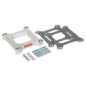 HAMBURGER'S PERFORMANCE PRODUCTS OPEN PLENUM CARBURETOR SPACER- HOLLEY / AFB; 1 IN. TALL- BILLET ALUMINUM