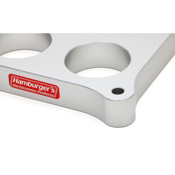HAMBURGER'S PERFORMANCE PRODUCTS HAMBURGER'S PERFORMANCE 1 IN. DOMINATOR CARBURETOR SPACER; SMOOTH-BORE PORTED- CNC MACHINED CNC MACHINED BILLET ALUMINUM