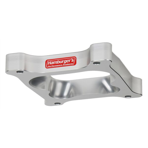 HAMBURGER'S PERFORMANCE PRODUCTS CARBURETOR ADAPTER; BILLET ALUMINUM- 1 IN. HOLLEY/ AFB TO QUADRAJET