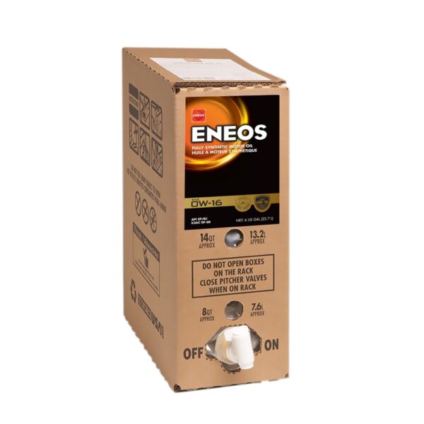 ENEOS FUL SNYTH MOTOROIL 0W-16 6gal BIB