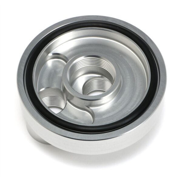 HAMBURGER'S PERFORMANCE PRODUCTS SPIN-ON OIL FILTER BYPASS ADAPTER; FORD DIESEL