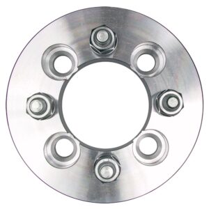 TRANS-DAPT PERFORMANCE PRODUCTS 4 LUG WHEEL SPACERS; 100MM BOLT CIRCLE; 12MMX1.5 THREADS (PR)- ALUMINUM