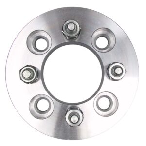 TRANS-DAPT PERFORMANCE PRODUCTS 4 LUG WHEEL ADAPTERS; 100MM WHEEL BOLT CIRCLE; 4.25 IN. HUB BOLT CIRCLE; 12MMX1.5 THREADS (PR)-ALUMINUM