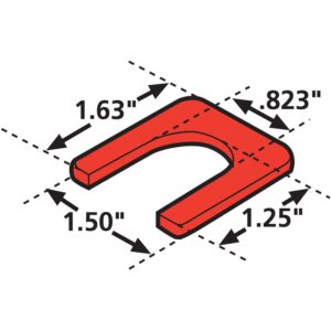 PREVOST CASTER SHIMS 1/32" (6)