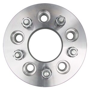 TRANS-DAPT PERFORMANCE PRODUCTS 5 LUG WHEEL ADAPTERS; 4.5 IN. WHEEL BOLT CIRCLE; 4.75 IN. HUB BOLT CIRCLE; 12MMX1.5 THREADS (PR)- ALUMINUM