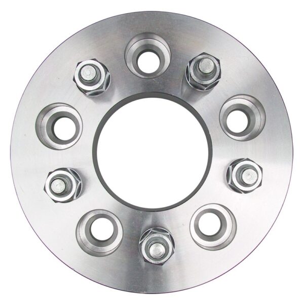 TRANS-DAPT PERFORMANCE PRODUCTS 5 LUG WHEEL ADAPTERS; 4.5 IN. WHEEL BOLT CIRCLE; 4.75 IN. HUB BOLT CIRCLE; 12MMX1.5 THREADS (PR)- ALUMINUM