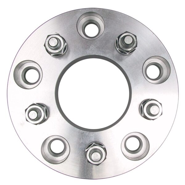 TRANS-DAPT PERFORMANCE PRODUCTS 5 LUG WHEEL ADAPTERS; 4.75 IN. WHEEL BOLT CIRCLE; 5.5 IN. HUB BOLT CIRCLE; 12MMX1.5 THREADS (PR)- ALUMINUM