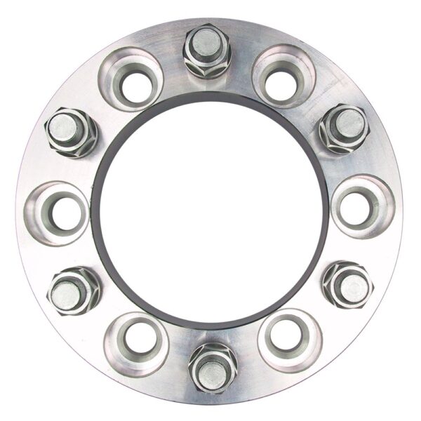 TRANS-DAPT PERFORMANCE PRODUCTS 6 LUG WHEEL SPACERS; 5.5 IN. BOLT CIRCLE; 14MMX1.5 THREADS (PR)- ALUMINUM
