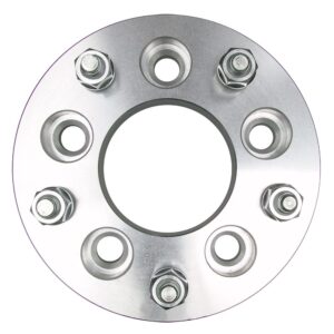 TRANS-DAPT PERFORMANCE PRODUCTS 5 LUG WHEEL ADAPTERS; 135MM WHEEL BOLT CIRCLE; 4.75 IN. HUB BOLT CIRCLE; 12MMX1.5 THREADS (PR)-ALUMINUM