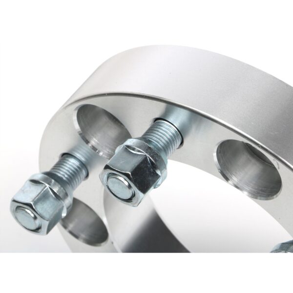 TRANS-DAPT PERFORMANCE PRODUCTS BILLET WHEEL SPACERS; 6 LUG ON 5.5 IN. BOLT PATTERN DIAMETER; 12MM X 1.5 STUDS; 1 1/4 IN. THICK