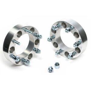 TRANS-DAPT PERFORMANCE PRODUCTS BILLET WHEEL SPACERS; 6 LUG ON 5.5 IN. BOLT PATTERN DIAMETER; 12MM X 1.5 STUDS; 1 1/2 IN. THICK