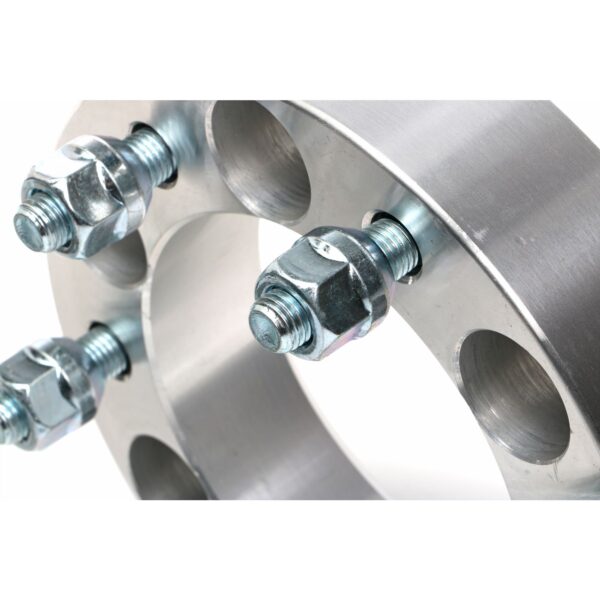 TRANS-DAPT PERFORMANCE PRODUCTS BILLET WHEEL SPACERS; 6 LUG ON 5.5 IN. BOLT PATTERN DIAMETER; 12MM X 1.5 STUDS; 1 1/2 IN. THICK