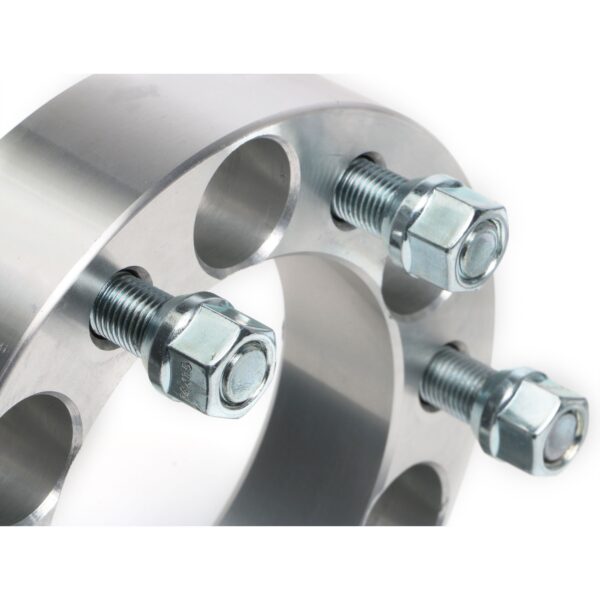 TRANS-DAPT PERFORMANCE PRODUCTS BILLET WHEEL SPACERS; 6 LUG ON 5.5 IN. BOLT PATTERN DIAMETER; 14MM X 1.5 STUDS; 1 1/2 IN. THICK