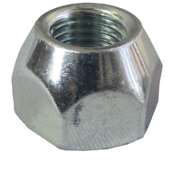 Standard Zinc Wheel nut M12 x 1.25-21mm hex(5 pack)