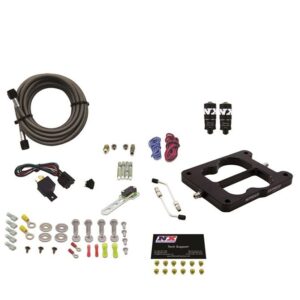 Nitrous Express Q-JET/HOLLEY SPREAD BORE HITMAN PLUS (50-100-150-200HP) LESS BOTTLE
