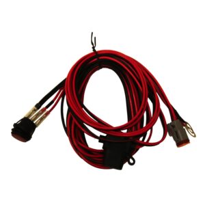 RIGID Wire Harness, Fits 4-6 Inch E-Series, 6-10Inch SR-Series, Single Unit Pods